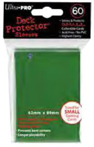 Small PRO-MATTE Ultra-Pro LIME GREEN Card Sleeves 60ct NEW 10x PACK Yugioh 