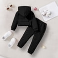thumbnail image 6 of Angala 2 Piece Outfits For Girls Long Sleeve Hoodie Sweatshirt With Jogger Set Girls Autumn Daily Wear Clothes, 6 of 7