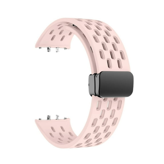 MAE Magnetic D Buckle Sports Silicone Band For Samsung Galaxy Fit 3 Fit3 SM-R390 Replacement Strap Wristband Bracelet Accessories