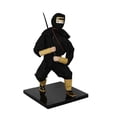 thumbnail image 4 of Adornos de 12 pulgadas Figura japonesa Figura Kimono Muñeca Samurai negra Postura sentada Postura de pie En cuclillas Geisha, 4 of 6