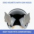 thumbnail image 2 of UOSIA Dog Helmet and Goggles for Small Dogs Summer Fashion Dog Sunglasses,S,Black, 2 of 6
