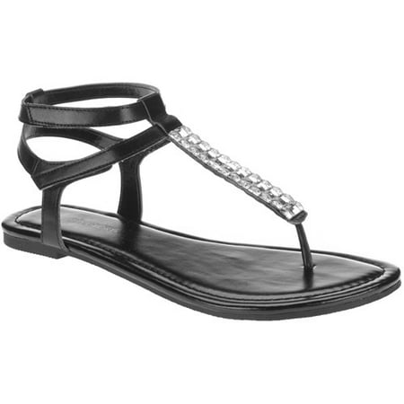 Faded Glory Women's SDL Jeweled Sandals - Walmart.com