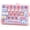Pink-i, variant on 2027 New 26-Key Keyboard Fidget Toy, Cute Cartoon Clicky Keyboard Clicker Toy with Keychain, Backpack Charm Pendant for Stress Relief (Pink-I)