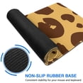 thumbnail image 6 of Long Mouse Pads for Desk,Yellow and Brown Of Leopard Print Desk Mats on Top Of Desks, Desk Mouse Pad Extra Large with 3mm Non-Slip Base and Stitched Edge for Gaming,Office,Work,Home 31.5"x11.8", 6 of 6