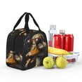 thumbnail image 4 of Bingfone Modern Funny Duck Print Lunch Bag Insulated Lunch Box, Small Leakproof Cooler Food Lunch Containers Reusable High Capacity Lunch Tote Bags for Work, Travel, Outdoor, 4 of 5