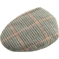 thumbnail image 5 of Plaid Wool Blend Newsboy Gatsby Ivy Hat Golf Driver Ascot, 5 of 6