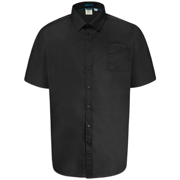 Duke Mens D555 Aeron Easy-Iron Kingsize Short-Sleeved Shirt
