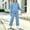 A120 Light Blue, variant on Kids Girls' 2-Piece Tracksuit Set Half Zip Pullover Sweatshirt and Jogger Sweatpants Long Sleeve Activewear Casual Lounge Wear for Sports Running Play