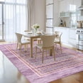 thumbnail image 2 of Ultrug Soft Boho Area Rug Moroccan Geometric Rugs Washable Carpet for Bedroom Living Room Home Decor,5'x8',Purple, 2 of 7