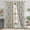*Blackout Alice Black, variant on Floral Curtains Lined Linen Blend Curtain for Living Room 84 Inch Length Grey Flower Farmhouse Curtains French Country Gray Patterned Curtain Drapes Back Tab Rod Pocket 2 Panels