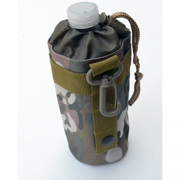 MOLLE Water Bottle Carrier Pouch Addon for Tactical Duty Back pack