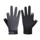 thumbnail image 1 of Guantes de Ciclismo Ehuebsd 2 dedos cortados antideslizante gris, 1 of 2