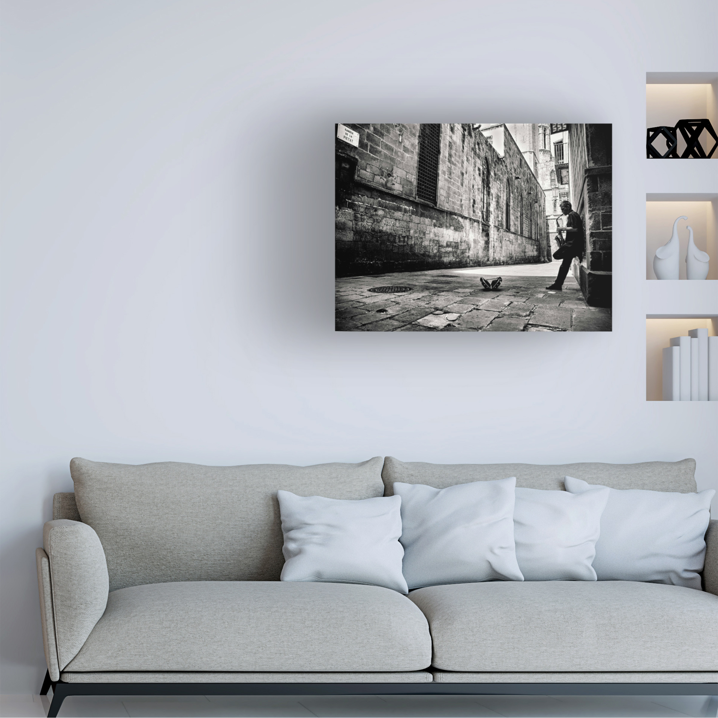 Gertjan Van Geerenstein 'Silent Street' Canvas Art