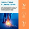 thumbnail image 3 of NatraCure Cold Pack Wrap (Regular) with 14" Strap - Reusable Gel Ice Pack Compress for Injuries and Pain Relief, Hand, Arch of Foot, Wrist, Elbow, Arthritis, Neuropathy - 715 CAT, 3 of 8