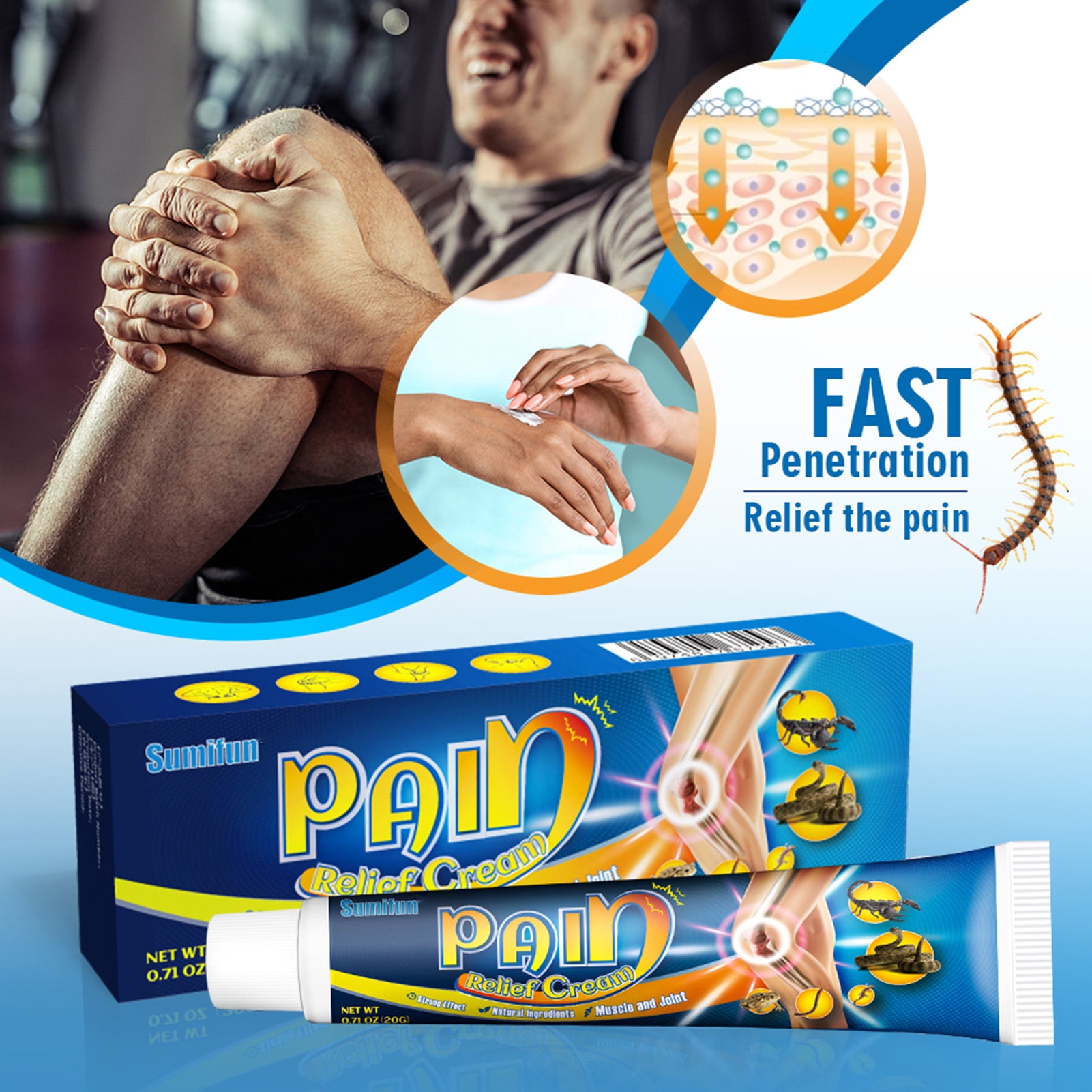 Vnanda Pain Relief Cream Amish Origins Maximum Strength Deep