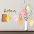 thumbnail image 5 of 12 Pcs Easter Hanging Eggs- 2 x 1.57 Inch Easter Eggs Hanging Ornaments- Small Flowers Easter Decorations Eggs Tree Ornaments for Party Birthday Home Garden Decoration, 5 of 6