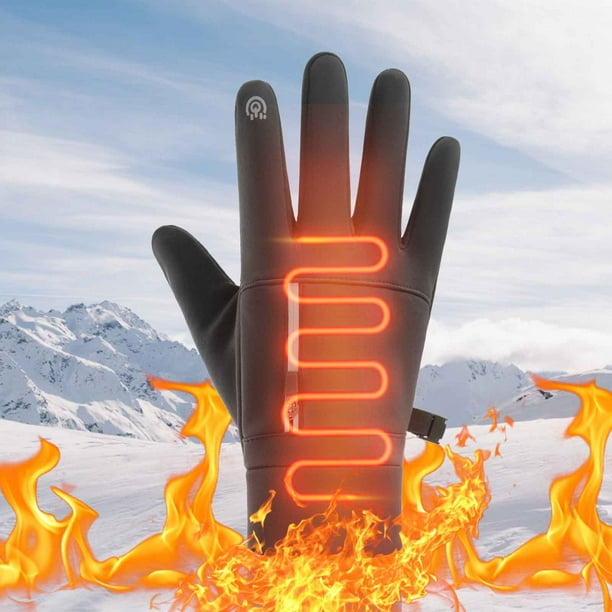 Guantes de Ciclismo de Invierno M Guantes de Invierno Cálidos Vehículo Al Aire Libre