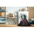 thumbnail image 2 of Ahgly Company Machine Washable Indoor Square Transitional Midnight Gray Area Rugs, 3' Square, 2 of 7