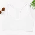 thumbnail image 5 of Sngxgn Women's Sports Bra Strap Cotton Sports Bra with Medium Support(White,S), 5 of 5