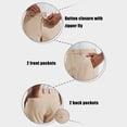 thumbnail image 5 of MASKERT Men's Golf Pants-30"Lightweight Stretch Work Dress Office Travel Slacks Business Casual Trousers Khaki, 5 of 9
