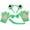 Green, variant on Petitebelle Crab Headband Bowtie Tail Gloves 4pc Costume (Red, 5-10 Years)