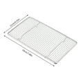 thumbnail image 2 of Outdoor Home Cooking Stainless Steel Barbecue Rectangular Semicircular Multi Shape Multi Size Storage Barbecue Net, 2 of 3