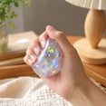 thumbnail image 2 of Maltose Glitter Aurora Stress Relief Squeeze Ball, Slow‑Rising Squishy Fidget Toy with Iridescent Confetti, Soft Sensory Hand Toy for Adults,Multicolor, 2 of 3