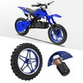 thumbnail image 4 of Bike Wheel Tire, Disc Brake Wheel 2.5-10in Antirust  For 47cc 49cc 2 Stroke Blue, 4 of 8