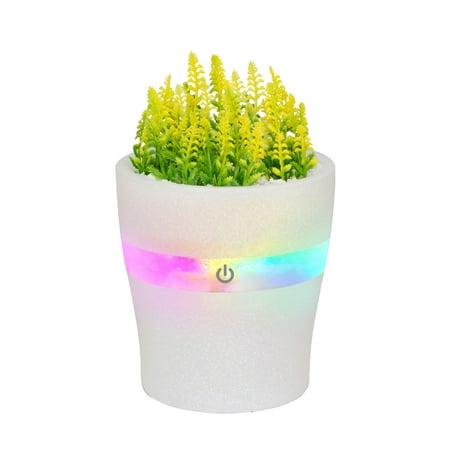 

yongmandr Mini Portable Desktop Humidifier with Lights Cold Mist USB Rechargeable 150ml Wireless Electric Humidifier for Car Home Office Home Supplies Ideal Gifts (White 1PC)