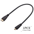 thumbnail image 4 of Cable adaptador HDMI BronaGrand Micro HDMI tipo D a Mini HDMI tipo C de 0,3 m, 4 of 7