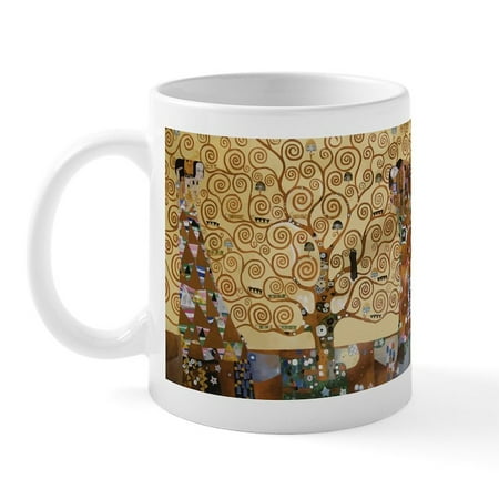 

CafePress - Gustav Klimt Tree Of Life Mug - 11 oz Ceramic Mug - Novelty Coffee Tea Cup
