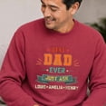 thumbnail image 3 of Jollimate Custom Best Dad Ever Sweatshirt, Custom Father Gift, Dad Birthday Gift, Vintage Dad Sweatshirt, 3 of 6