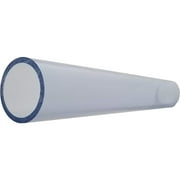 4 Inch Diameter Clear PVC Schedule 40 Pipe [Pipe ID 4.0 inch, OD 4.5 inch] (Bluish tint), Choose Your Length (5 Inches to 8 feet) (Selected Length: 1 Foot)