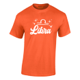 thumbnail image 2 of Respect My Tshirt - Libra Zodiac Sign Graphic T-Shirt, Astrology Symbol Design, Crew Neck, Orange, Large, 2 of 5