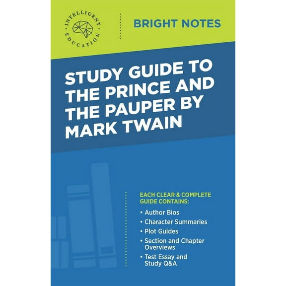 Bright Notes Study Guide to The Prince and the Pauper by Mark Twain, (Paperback)