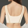 thumbnail image 5 of Lovskoo Womens Bras Summer Comfortable Thin Backless Seamless Wireless Ice Silk Plus Size Underwear Daily Wear Beige, 5 of 6