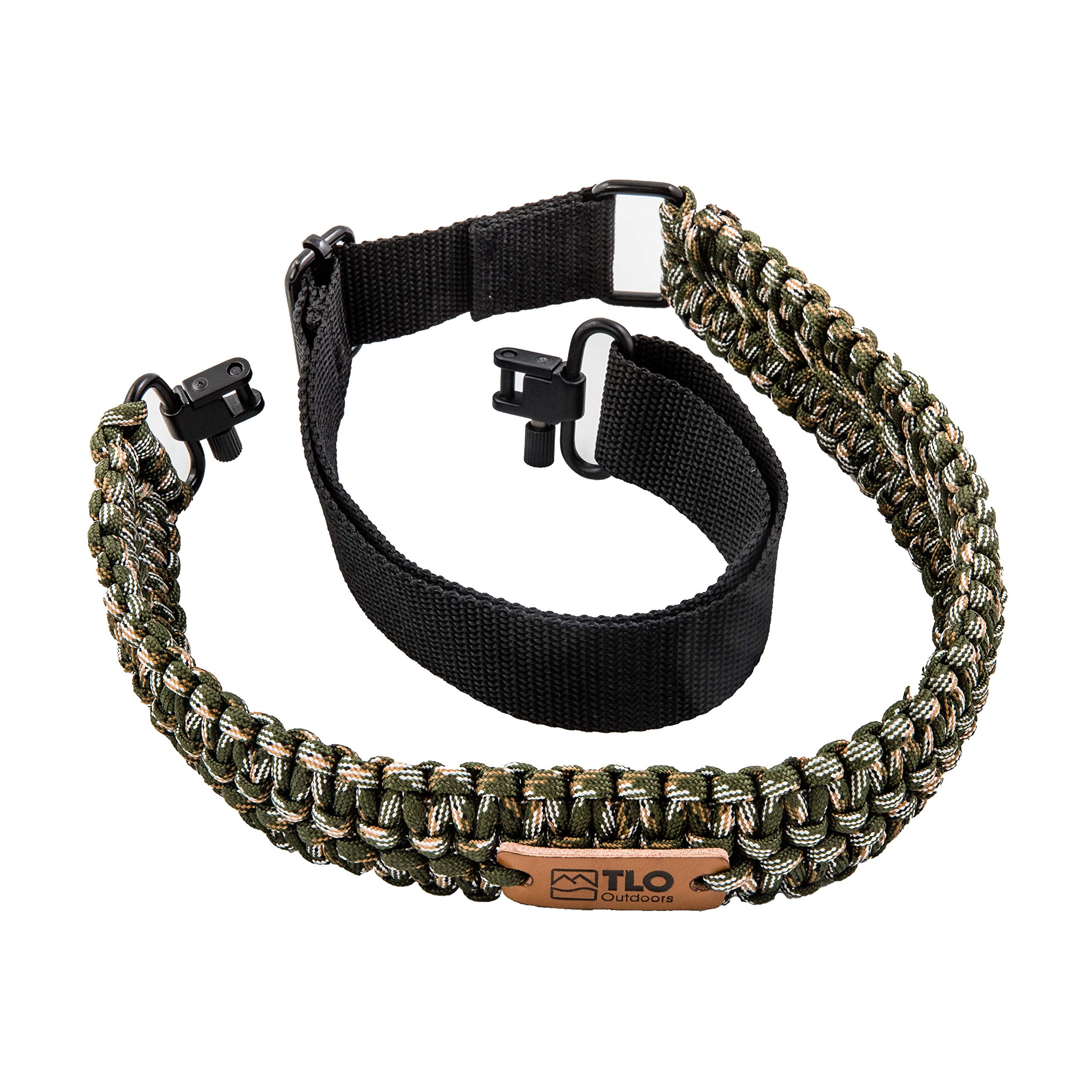 Outdoor Survival Paracord Belt Adjustable Paracord Sling Emergency Supplies with Solid Steel Buckle 