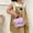 Purple, variant on Kids Messenger Bags Floral Crossbody Lightweight Durable Travel Purse Attractive Design for Daily Casual Outfits and Business Accessories