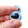thumbnail image 2 of High Domed Light Blue Heart Pupil Glass Eyes, 2 of 4