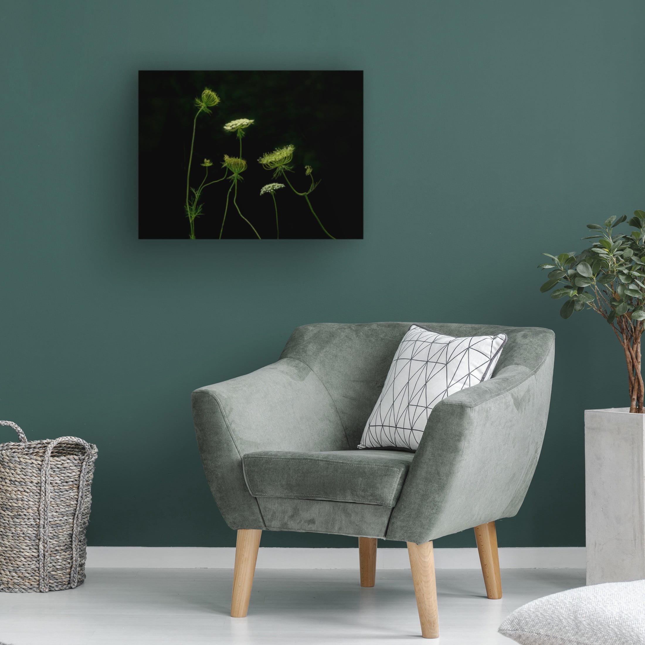 Trademark Fine Art Jennifer Chen A Green Dance Canvas Wall Art