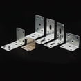 thumbnail image 4 of BE-TOOL 1PCS/5PCS Corner Bracket Stainless Steel L Brackets for Shelves Bedframe Box Chest Furniture Constrcutoion, 4 of 7