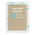 thumbnail image 4 of Stonebriar 24" x 18" Off-White Country Rustic Rectangle Natural Wood Wall Mirror, 4 of 7