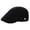 Black, variant on HNMKIU Stylish Unisex Beret Hat Classic Flat Cap Design for Fashionable Casual Wear Navy,One Size