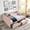 Pink, variant on Harper & Bright Designs Queen Size Upholstered Daybed with Storage Drawers, Boucle Sofa Bed Frame for Living Room and Bedroom, Yellow