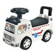 thumbnail image 3 of Coche de paseo para niños con música, desarrolla motricidad fina, ruedas estables y suaves, ideal como regalo de cumpleaños, juguete de fiesta para blanco, 3 of 8