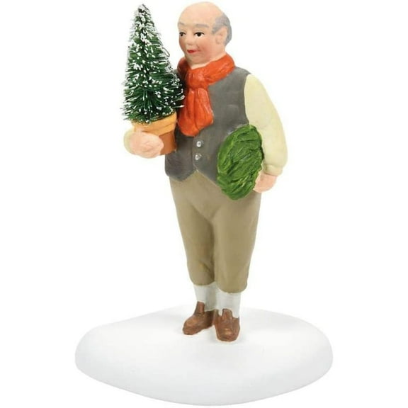 CintBllTer Dickens Village Gardener for Hire, Village Figure, 2.44 Inch, Multicolor
