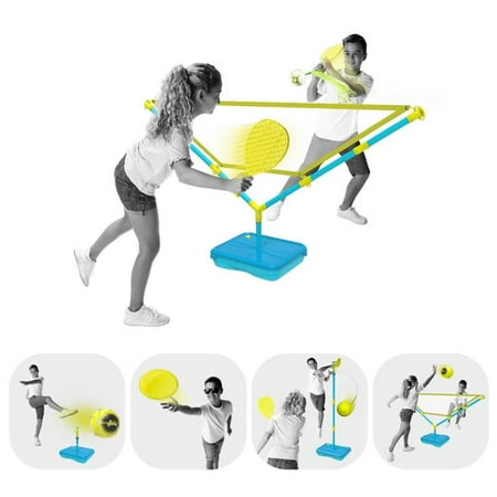 UPC: 5021854972935 | Mookie MK7293 Swingball 5-in-1 Outdoor Game Set Blue & Yellow