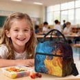 thumbnail image 4 of Kuiaobaty Fire Print Kids Backpack Set with Pencil Case for Kids Boys Multi Pockets Backpack and Lunch Bag with Adjustable Strap 17 Inch Bookbag with Pencil Pouch for School Travel Picnic, 4 of 7