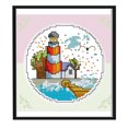 thumbnail image 3 of Cuadros Decorativos Paisaje hilo de algodón punto de cruz 11CT impreso DIY bordado (FA079) Ndcxsfigh Nuevos Originales, 3 of 9