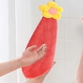 thumbnail image 4 of Ficarrico Toallas de mano de cocina con lazo,Toallas de mano de baño colgantes,Toallas de mano absorbentes suaves, 4 of 6